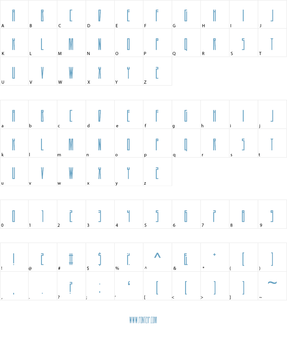 A Dash of Salt Font Character